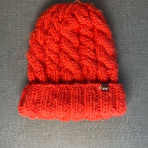 Orange Roxy beanie
